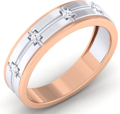

Myzevar Sterling Silver Cubic Zirconia Gold-plated Plated Ring, Pink