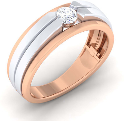 

Myzevar Sterling Silver Cubic Zirconia Gold-plated Plated Ring, Pink