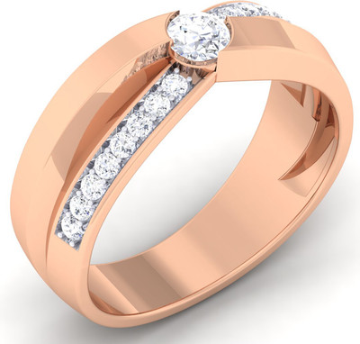 

Myzevar Sterling Silver Cubic Zirconia Gold-plated Plated Ring, Multicolor