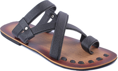 

Tripssy Men Black Sandals