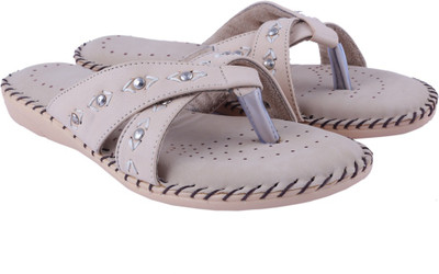 

Adorn Women Cream Flats
