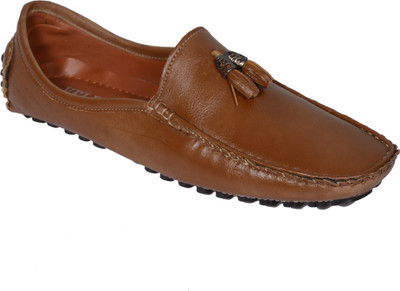 

VELETAN Loafers For Men(Brown