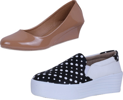 

IndiWeaves Sneakers For Women(Brown, White, Black