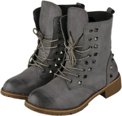 

IRSOE Boots For Women(Grey