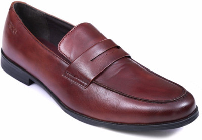 

Kicks.Inc Nadal Penny Loafer Casuals For Men(Red, Wine