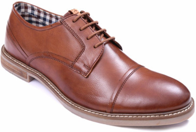 

Kicks.Inc Bennit Toe Cap Casuals For Men(Brown, Cognac