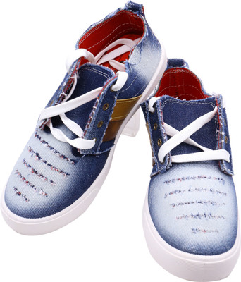 

footstair Sneakers For Men(Multicolor, White blue