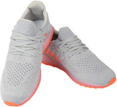 

Go India Store Walking Shoes For Men(Orange, Off White, Grey