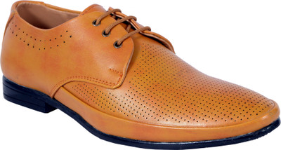 

Shoebook Mens Smart Derby For Men(Tan