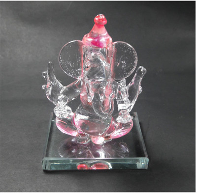

CraftEra Decorative Showpiece - 7 cm(Crystal, Pink, Clear)
