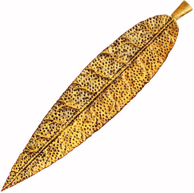 

VedasExports Ham Leaf Gold Small Decorative Showpiece - 80 cm(Iron, Yellow)
