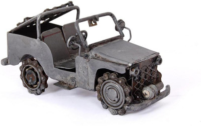 

handicrafts factory Decorative Showpiece - 13 cm(Iron, Grey)
