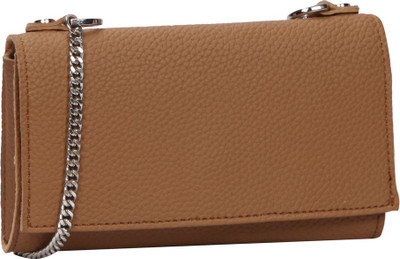 Bagkok Women Evening/Party Brown PU Sling Bag