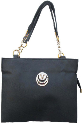 

Aj style Boys & Girls Casual Black PU Sling Bag