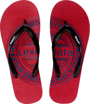 

Levitate Stamp Emposes Flip Flops, Red navy