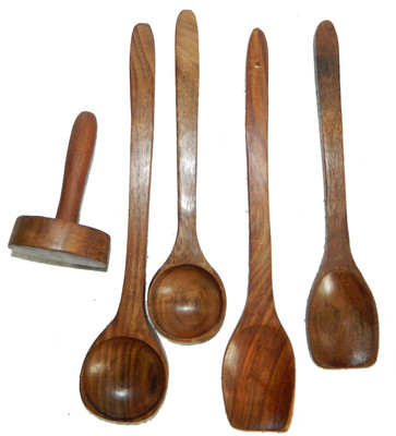 

Triple S Handicrafts Wooden Spatula(Pack of 5)