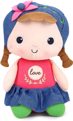 

My Baby Excel Super Soft Plush Doll with Flower Bow 30 cm - 30 cm(Multicolor)