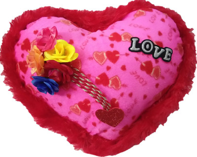 

Aparshi Adorable heart stuffed cushion soft toy M210 - 75 cm(Red, Pink), Pink;red
