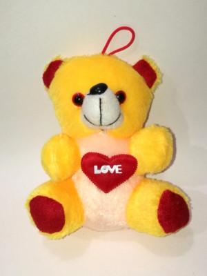 

COST TO COST Yellow love teddy - 7 inch(Yellow)