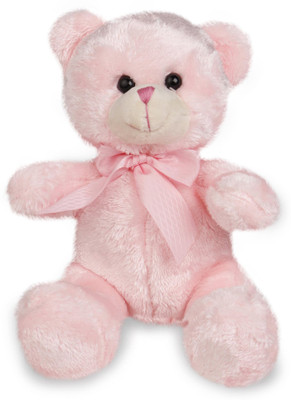 

My Baby Excel Bear Plush Pink colour with Ribbon 30 cm - 30 cm(Multicolor)