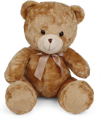 

My Baby Excel Bear Plush Light Brown colour with Ribbon 18 cm - 18 cm(Multicolor)