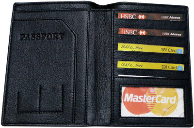 

Majaria Men Black Genuine Leather Card Holder(6 Card Slots)
