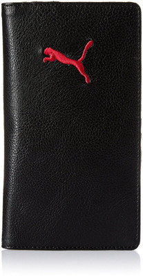 Puma Women Casual Black Fabric Wallet(20 Card Slots)