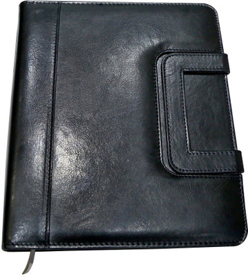 

Majaria Men Black Genuine Leather Document Holder(6 Card Slots)