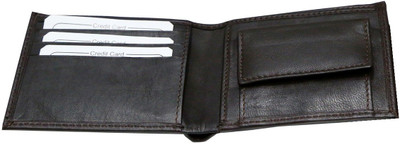 

Majaria Men Black Genuine Leather Wallet(5 Card Slots)
