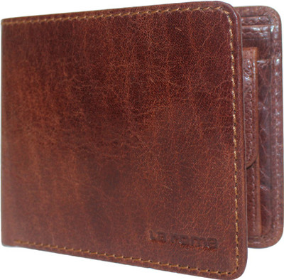 

la roma Men Tan Genuine Leather Wallet(3 Card Slots)