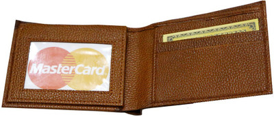 

Majaria Men Brown Genuine Leather Wallet(5 Card Slots)
