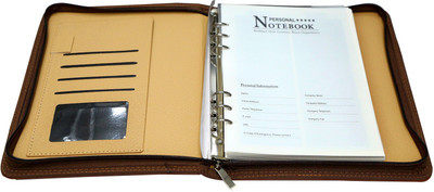 

Majaria Men Red Genuine Leather Document Holder(6 Card Slots)