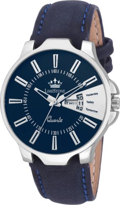 LimeStone LS2666 Free Size Day and Date Functioning Watch  - For Men   Watches  (LimeStone)