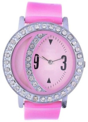 INDIUM PS0063PS NEW PINK TWO LAYER DIAMOND Watch  - For Girls   Watches  (INDIUM)
