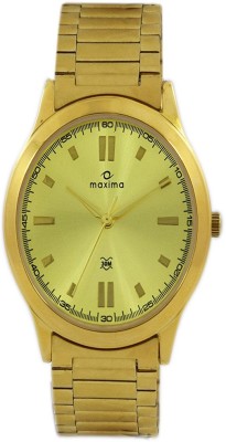 Maxima Analog Gold Dial Women's Watch  - For Women   Watches  (Maxima)