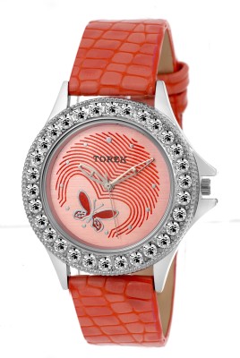 TOREK Diamond Studded Fancy Pink Dial Original Brand JHKIF 2297 Watch  - For Girls   Watches  (Torek)