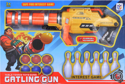 

Toys Factory Kids Beautiful Action Gatling Gun In many Colours(Multicolor)