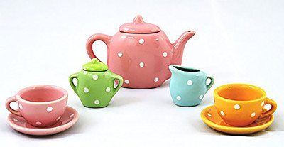 Hum Enterprise Miniature Tea Set Paint Your Own Ceramic Toy
