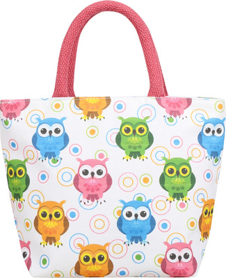 Angesbags Anges Owlet Kiddzy Multipurpose Bag(White, 5 inch)