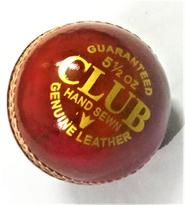 

CLUB 2 Part Leather Cricket Leather Ball(Pack of 1, Maroon)