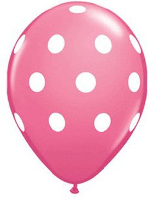 

shopely Printed s dot balloons pink 150 Balloon(Pink, Pack of 150)
