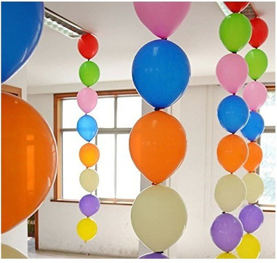 

GrandShop Solid 50520 Link Tail Chain Arc Design Balloon(Multicolor, Pack of 30)