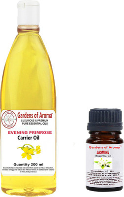 

Gardens Of Aroma Jasmine 10ml AndEveninig primrose 200ml(210 ml)