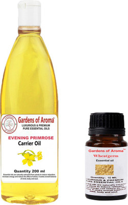 

Gardens Of Aroma Wheetgerm 10ml AndEveninig primrose 200ml(210 ml)