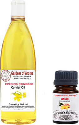

Gardens Of Aroma ginger 10ml AndEveninig primrose 200ml(210 ml)