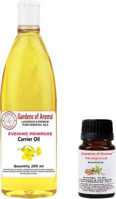 

Gardens Of Aroma Hempseed 10ml AndEveninig primrose 200ml(210 ml)