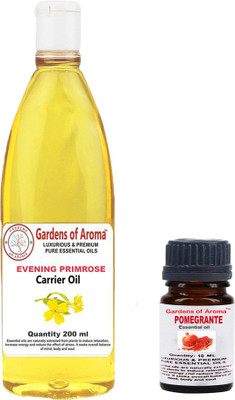 

Gardens Of Aroma Pomegranate 10ml And Eveninig primrose 200ml(210 ml)