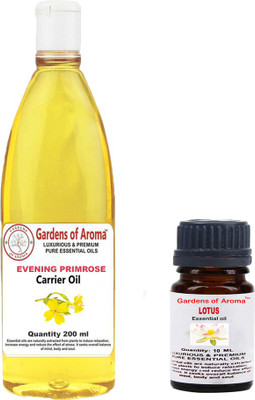

Gardens Of Aroma Lotus 10ml And Eveninig primrose 200ml(210 ml)