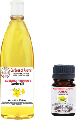 

Gardens Of Aroma amla 10ml AndEveninig primrose 200ml(210 ml)