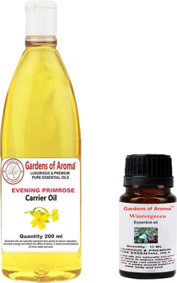 

Gardens Of Aroma Wintergreen 10ml AndEveninig primrose 200ml(210 ml)